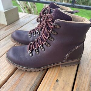 Kodiak Leather Hiking Boots Size 8 – Brown Waterproof Outdoor Boots